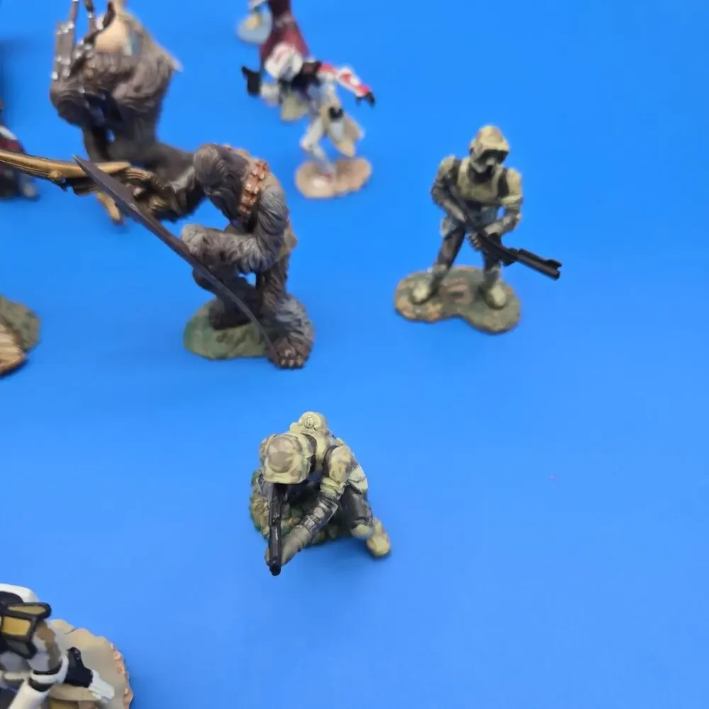 Star Wars Unleashed Figure Lot Mixed Clones Wookiees Battle Diorama Pieces